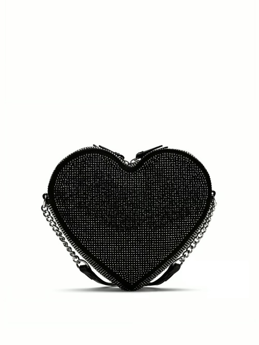 Victoria’s Secret HEART SHAPE RHINESTONE CROSSBODY BAG NWT - Picture 2 of 4